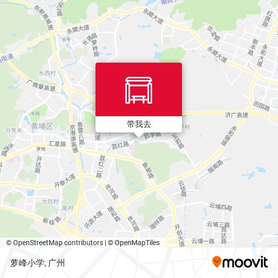 萝峰小学地图