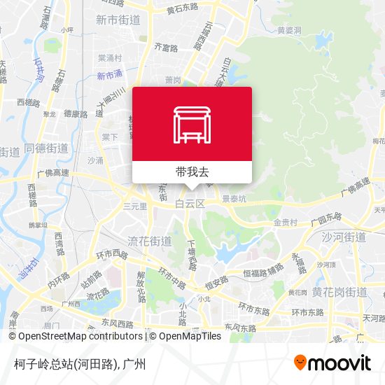 柯子岭总站(河田路)地图