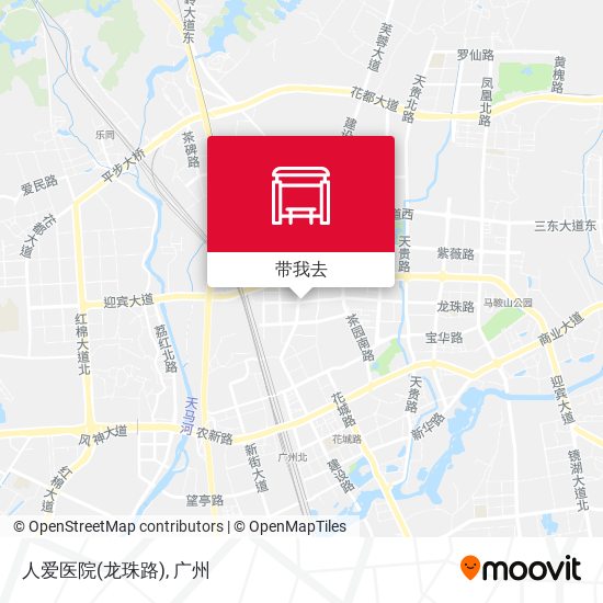 人爱医院(龙珠路)地图