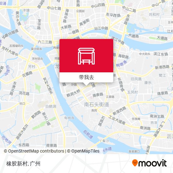 橡胶新村地图