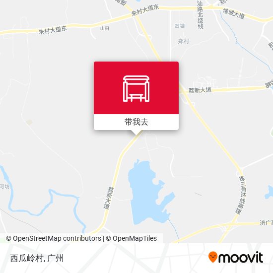 西瓜岭村地图
