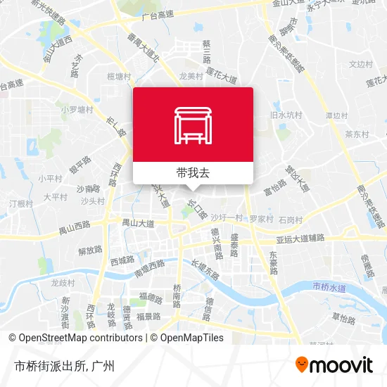 市桥街派出所地图