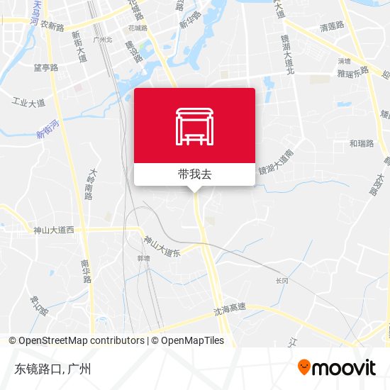 东镜路口地图