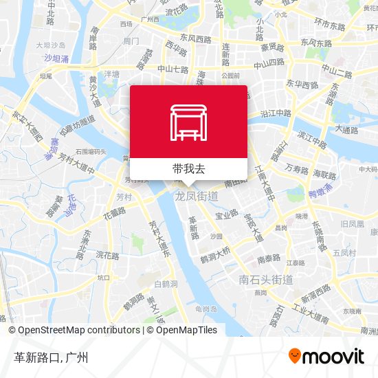 革新路口地图