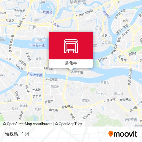 海珠路地图
