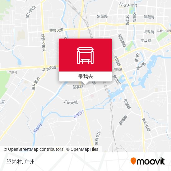 望岗村地图