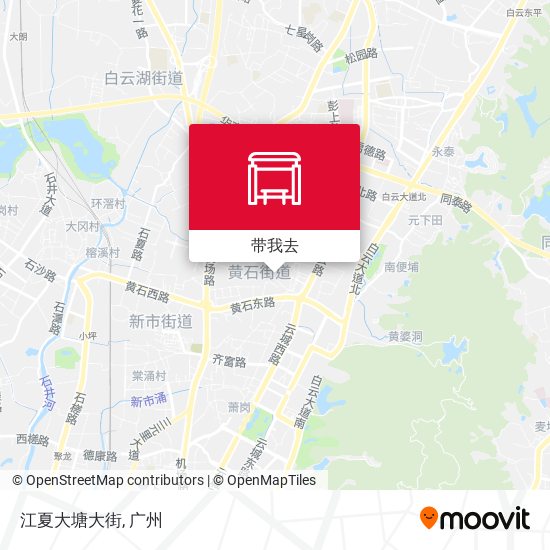 江夏大塘大街地图