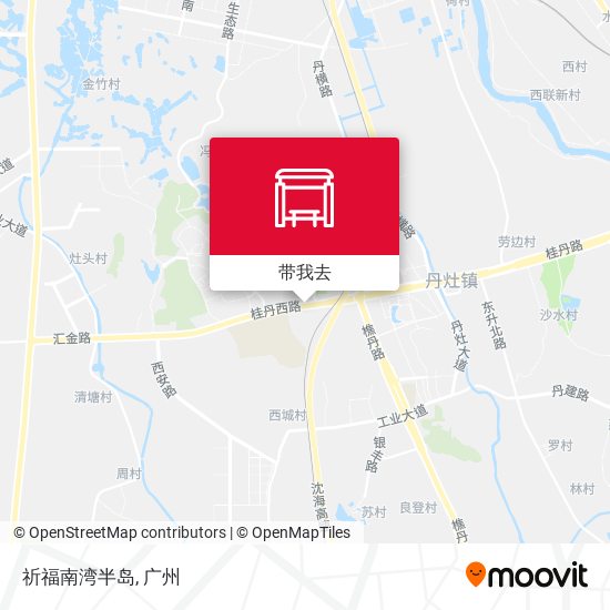 祈福南湾半岛地图