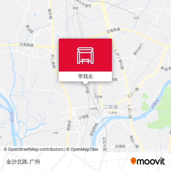 金沙北路地图
