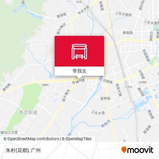 朱村(花都)地图