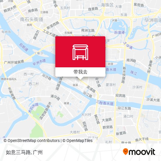 如意三马路地图
