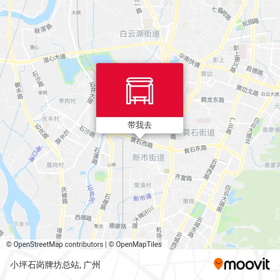 小坪石岗牌坊总站地图