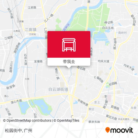 松园街中地图