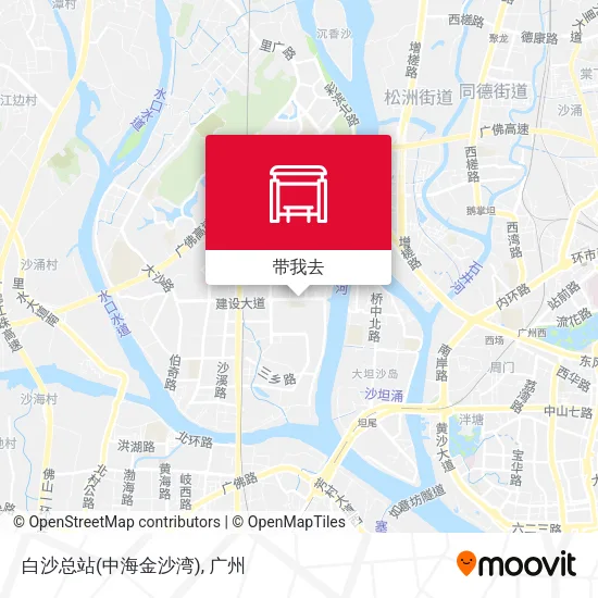 白沙总站(中海金沙湾)地图