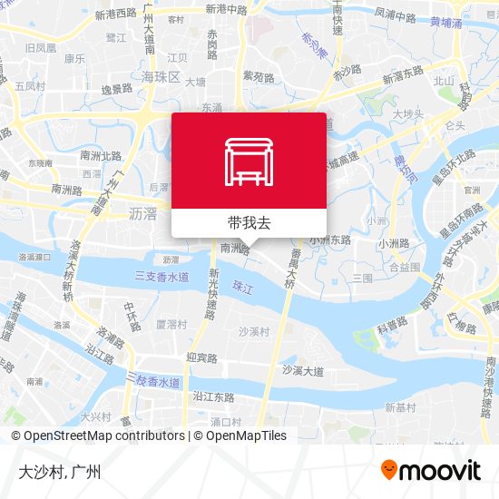 大沙村地图