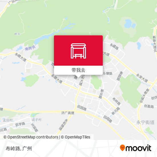 布岭路地图