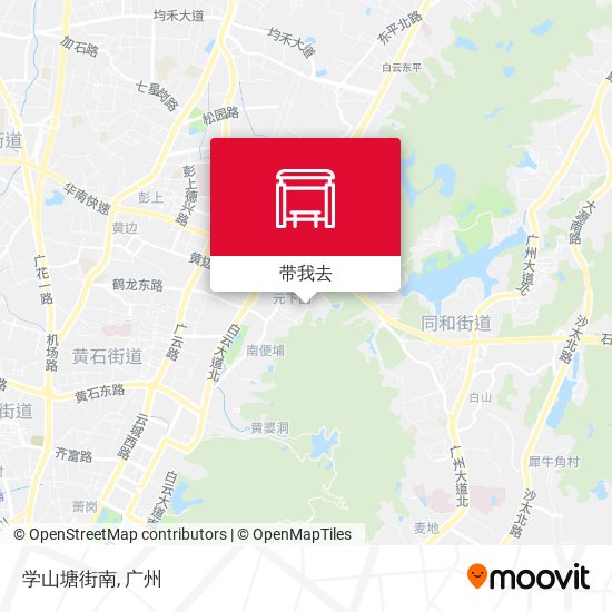 学山塘街南地图