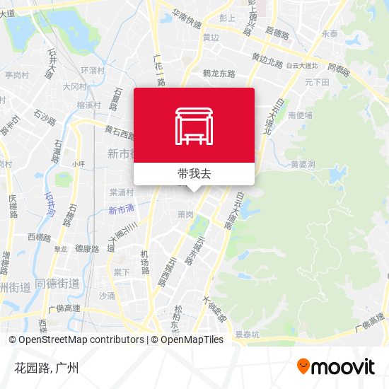 花园路地图