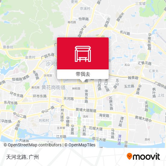 天河北路地图