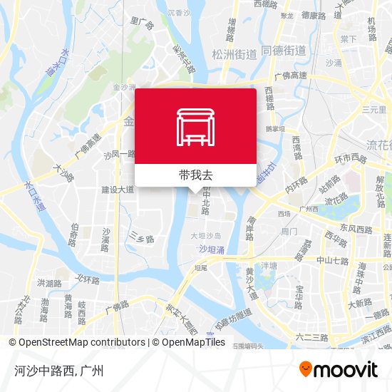 河沙中路西地图