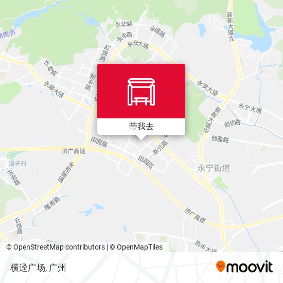 横迳广场地图