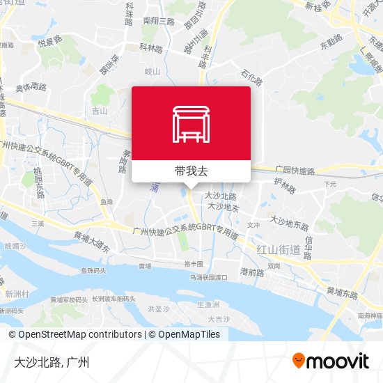 大沙北路地图