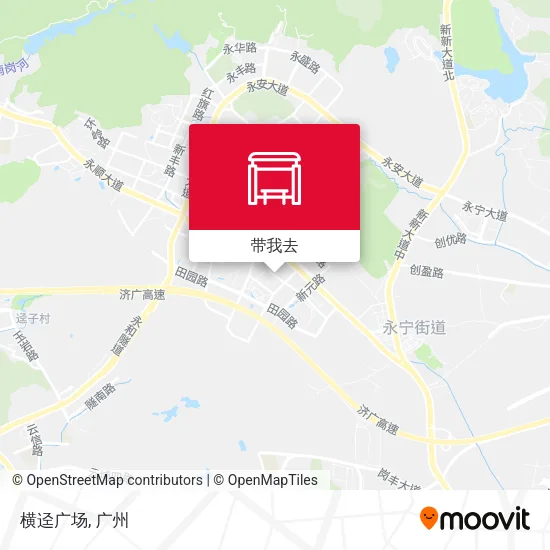 横迳广场地图