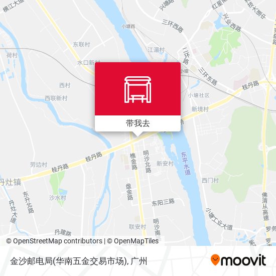 金沙邮电局(华南五金交易市场)地图
