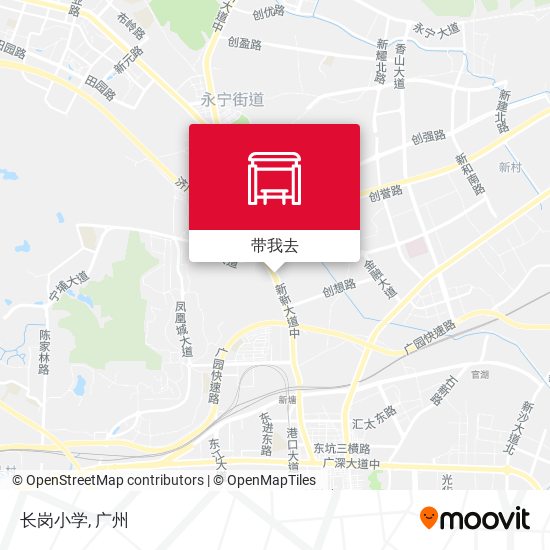 长岗小学地图
