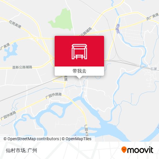 仙村市场地图