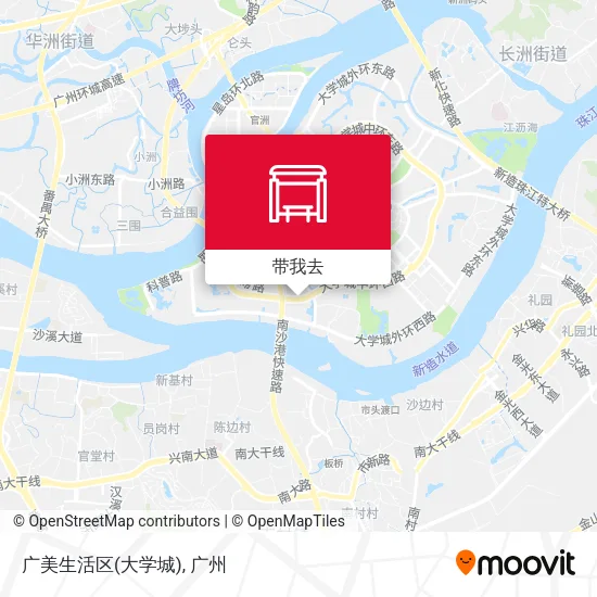 广美生活区(大学城)地图