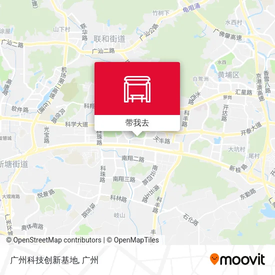 广州科技创新基地地图