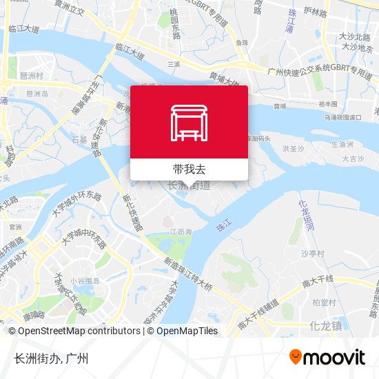 长洲街办地图