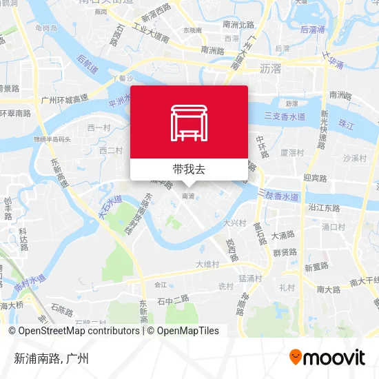 新浦南路地图
