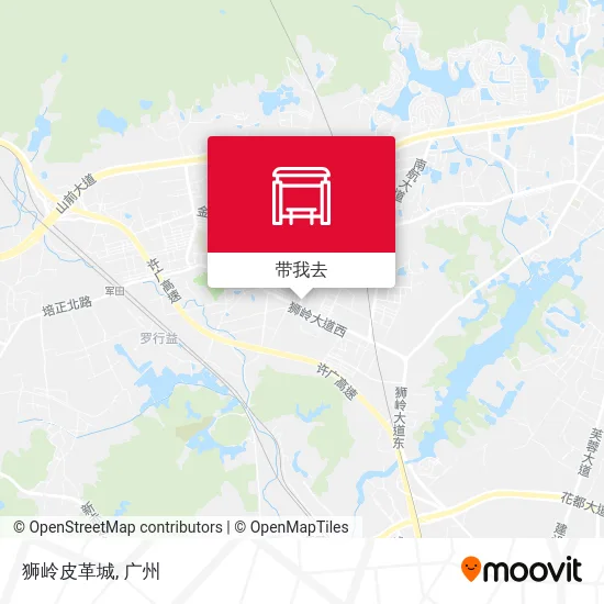 狮岭皮革城地图