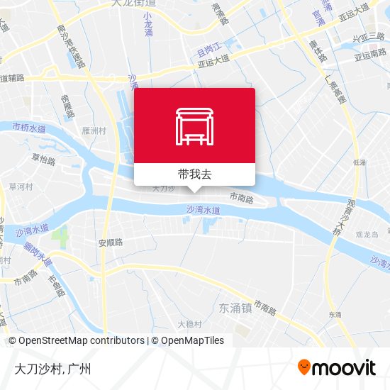 大刀沙村地图