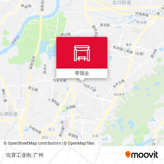 坑背工业街地图