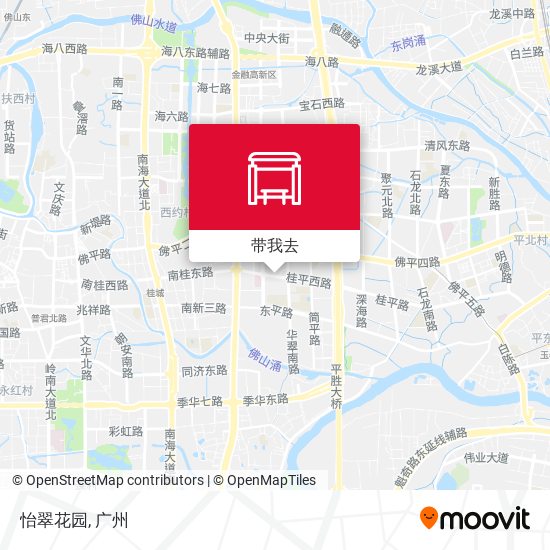 怡翠花园地图