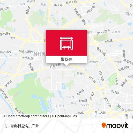 祈福新村总站地图