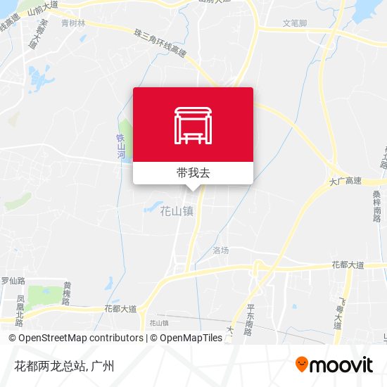 花都两龙总站地图