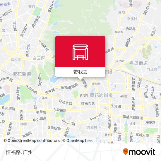 恒福路地图