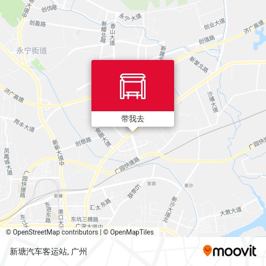 新塘汽车客运站地图