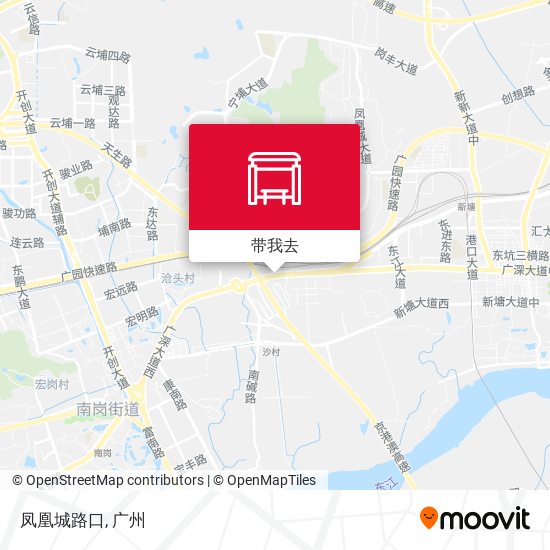凤凰城路口地图