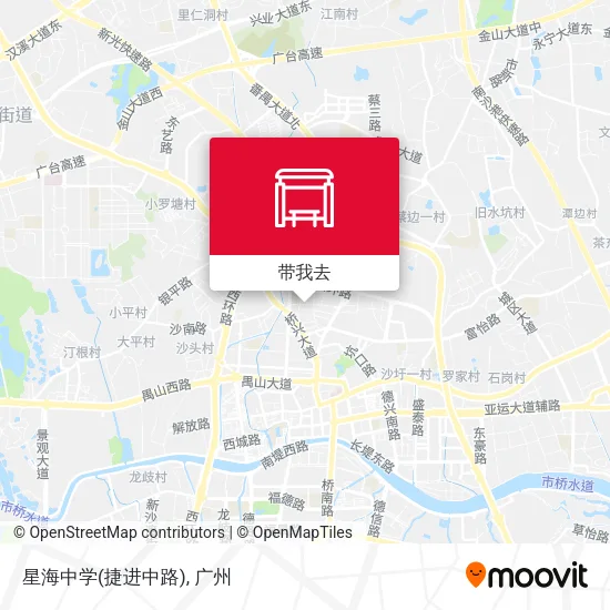 星海中学(捷进中路)地图