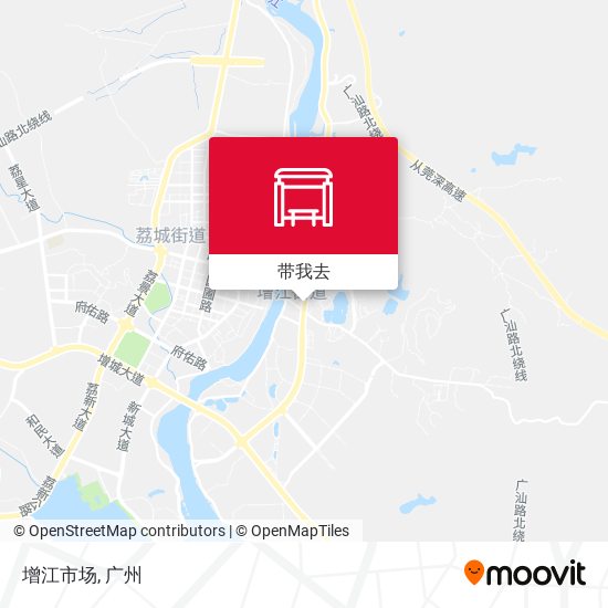 增江市场地图