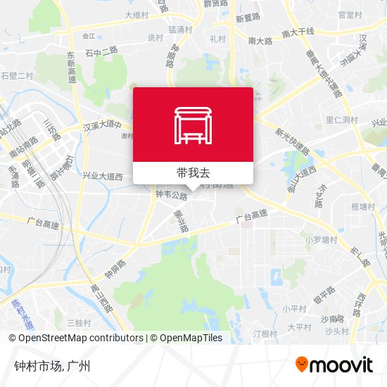 钟村市场地图