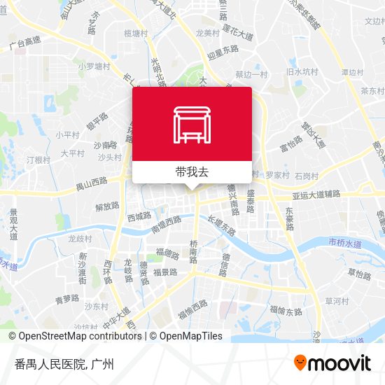 番禺人民医院地图