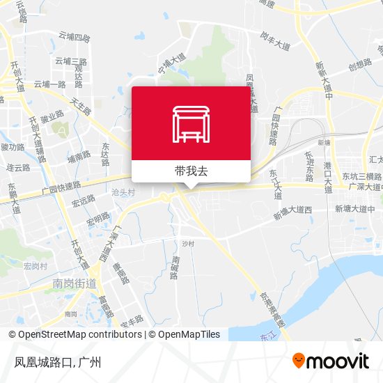 凤凰城路口地图