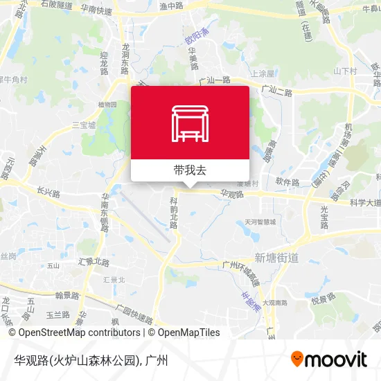 华观路(火炉山森林公园)地图