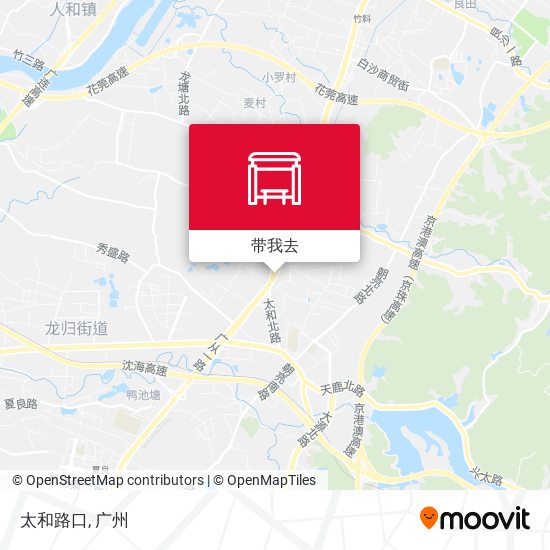 太和路口地图